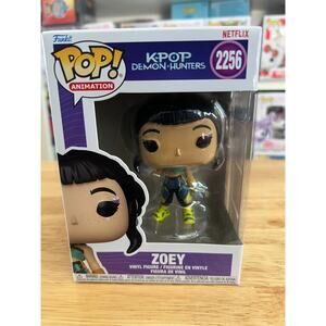 NEW IN HAND AUTHENTIC Zoey K-Pop Demon Hunters Funko Pop #2256 Huntr/X Animation